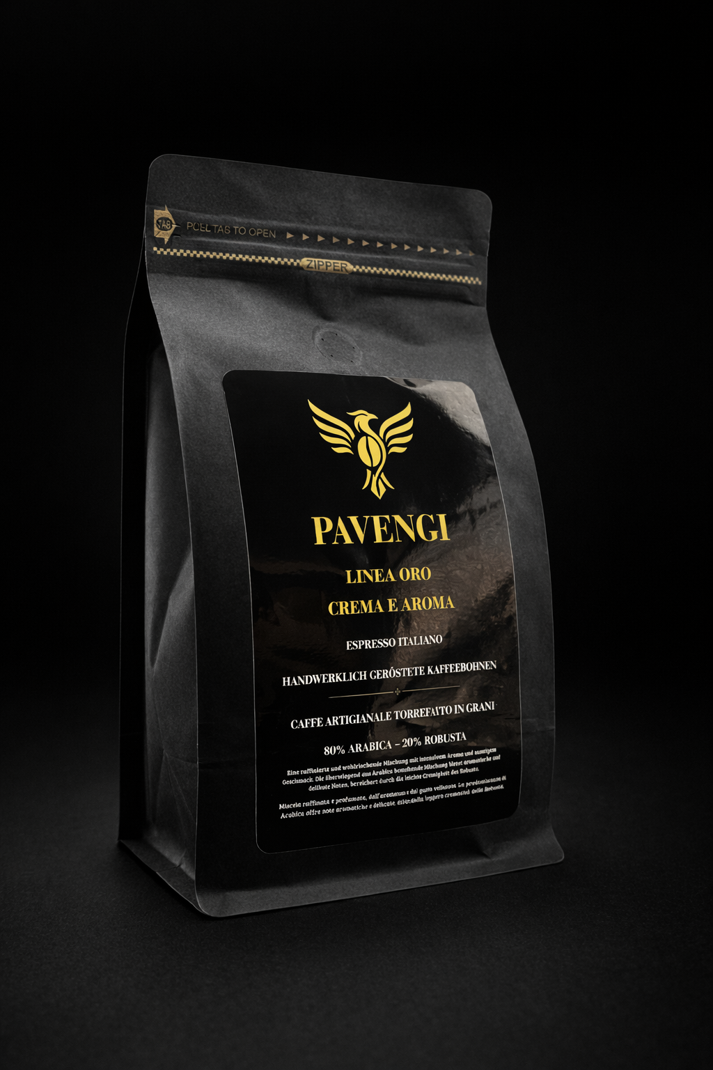 pavengi crema e aroma Pavengi Crema e Aroma – aromatische Kaffeemischung 80% Arabica