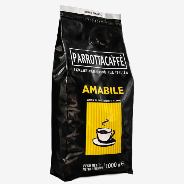 Parrottacaffe Amabile Kaffee ganze Bohnen milde Mischung