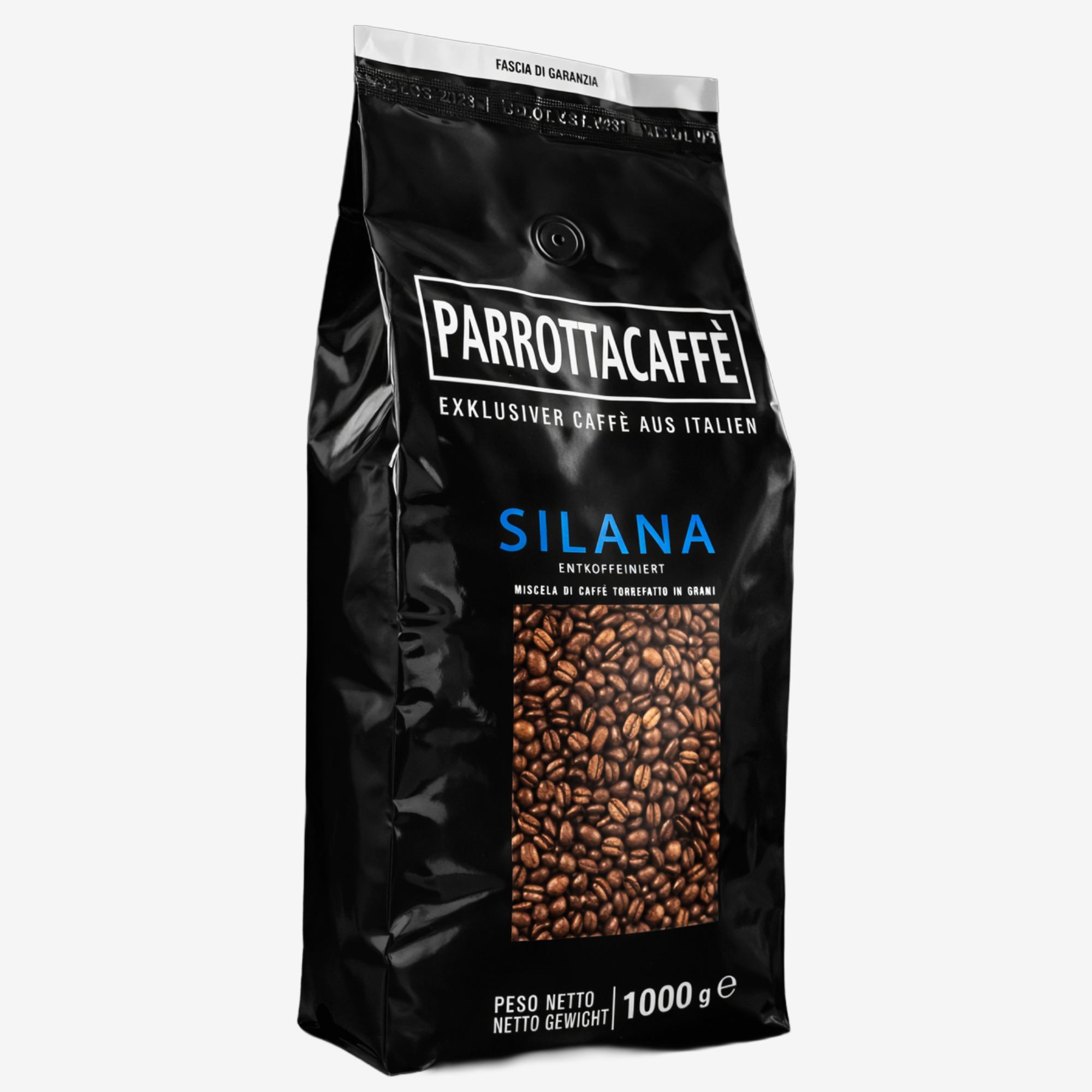 Parrottacaffe Silana entkoffeinierter Kaffee ganze Bohnen Espresso