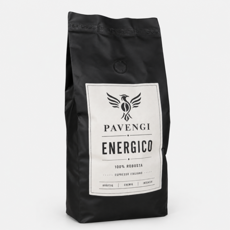 Pavengi Energico 100% Robusta Espresso Kaffeebohnen