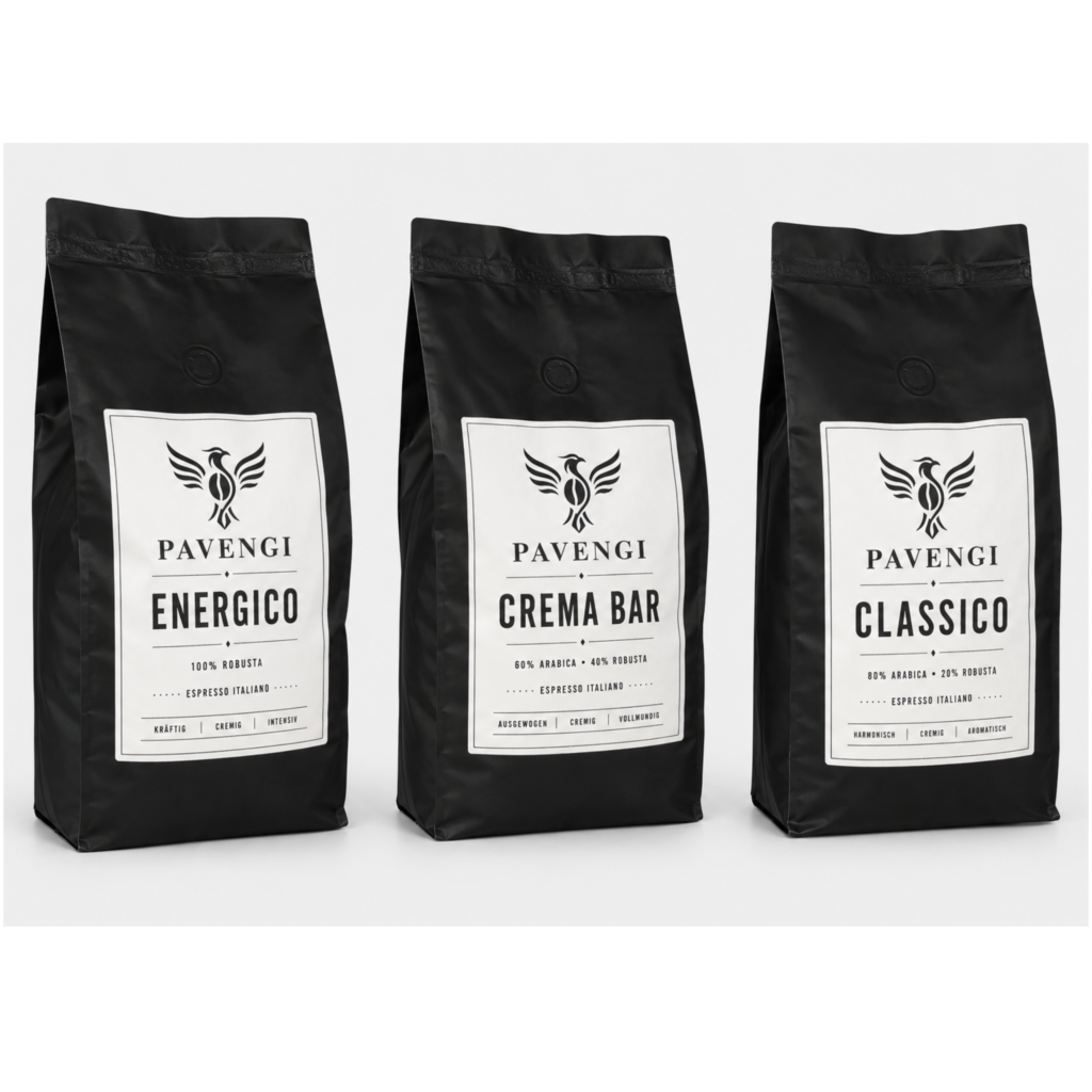 Pavengi Probesortiment Classic – Energico, Crema Bar und Classico