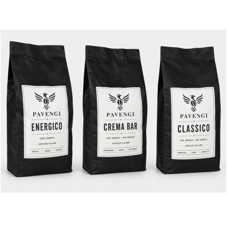 Pavengi Probesortiment Classic – Energico, Crema Bar und Classico